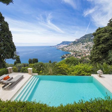 Luxurious Villa Overlooking Monaco 罗克布吕讷-卡普马丹 外观 照片