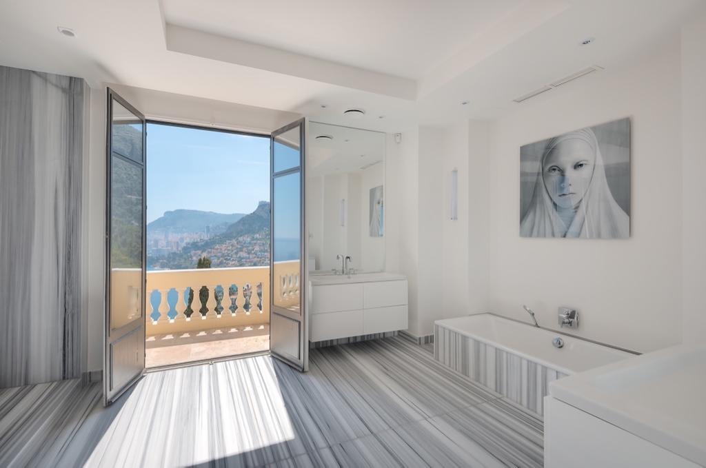 Luxurious Villa Overlooking Monaco 罗克布吕讷-卡普马丹 外观 照片