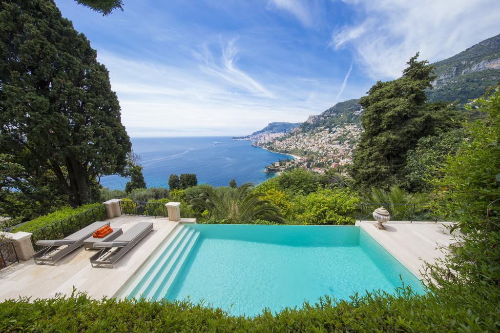 Luxurious Villa Overlooking Monaco 罗克布吕讷-卡普马丹 外观 照片