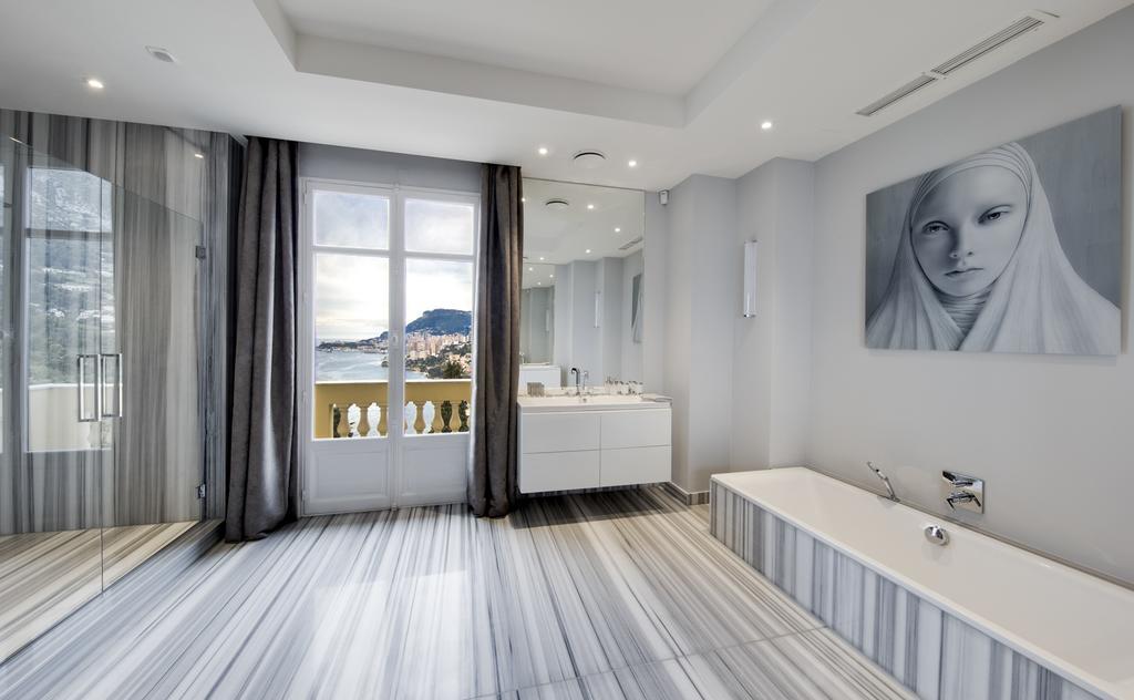 Luxurious Villa Overlooking Monaco 罗克布吕讷-卡普马丹 外观 照片